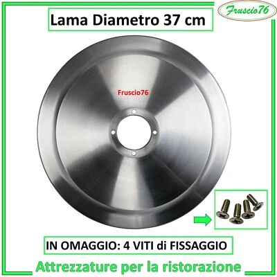 RASSPE LAMA ACCIAIO per AFFETTATRICE STANDAR mm 370 - 37 cm di RICAMBIO 100 CR6