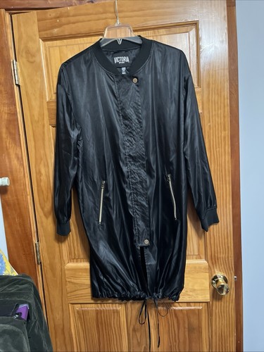 UNDERCOVER Giacca sportiva Victoria donna grande nera lunga trench coat