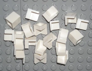 LEGO 20 White Panels Corner 1 x 1 x 1 NEW - Picture 1 of 3