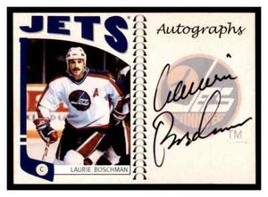2004-05 ITG Franchises Canadian Autographs #LBH Laurie Boschman Auto (ref 74988)