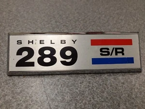 SHELBY 289 S/R COBRA Fender Emblem ( ONE PIECE ) - Picture 1 of 4