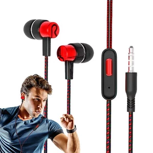 Universal In Ear Headphones Earphones Wired 3.5mm Audio Jack Game Headphones - Picture 1 of 14