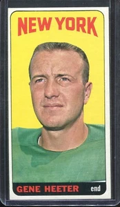 1965 Topps Football # 115 Gene Heeter (NM+) Near Mint Plus - Picture 1 of 2