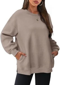 Womens Fall Fashion 2024 Casual Crewneck Sweatshirts Long Sleeve Shirts Cute ... - Picture 1 of 4