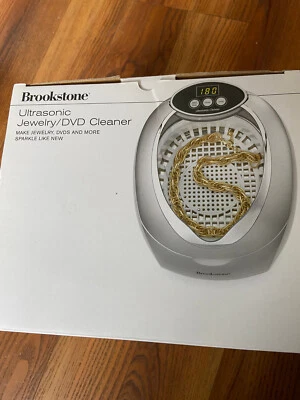 Brookstone Ultrasonic Cleaner Jewelry DVD Eyeglasses Watches - Image 1 of 4