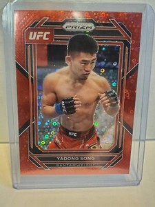 YADONG SONG 2023 pANINI pRISM UFC uNDER cARD rED dISCO #/99 