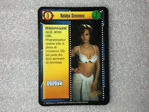 JCC Card JAMES BOND 007 GOLDENEYE Carte NATALYA SIMONOVA Izabella Scorupco GIRL - Imagen 1 de 2
