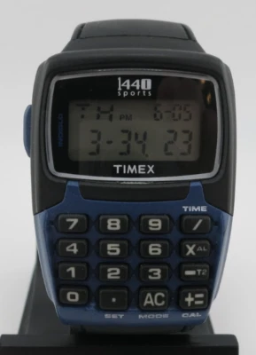 Timex 1440 Sports Multifunction Digital Calculator Watch - T5E771 - New Battery - Image 1 of 4