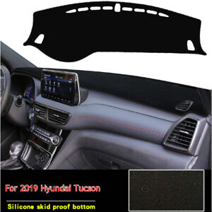 For 2019+ Hyundai Tucson Dashboard Dash Mat DashMat Sun Cover Pad Black side