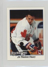 1995 Panini Pro Hockey Poster-Magazine Album Stickers Swedish Theoren Fleury #24