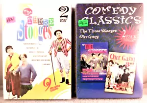 The Three Stooges (Box Set) + Comedy Classics (DVDS, 2003) 2 Sets: 4 DVDs - Bild 1 von 9