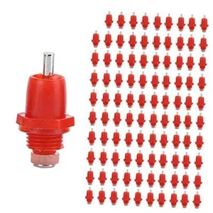 100Pcs Chicken Feeder, Chicken Nipples Automatic Poultry Water Nipple Waterer - Picture 1 of 8