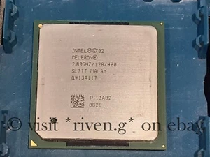 INTEL CELERON 2.8 Ghz SOCKET 478 CPU@FULLY TESTED 400 FSB@SL77T STEPPING CODE - Picture 1 of 12