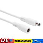 Asiprop DC 12V-24V Power Extension Cord Cable 5.5x2.1mm Male Female Power Adap