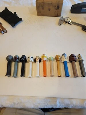 Vintage Star Wars Pez Dispensers Lot of 11 - Image 1 of 4