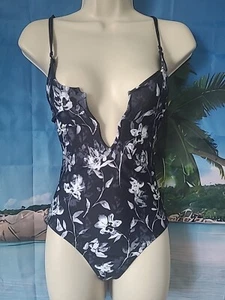 Swimming Costume Size Xs 8 Floral And Black Brand New From Firetrap  - Picture 1 of 4