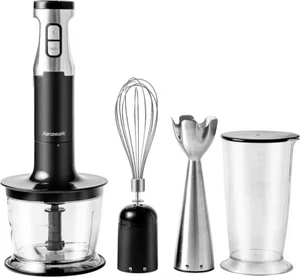 Stabmixer schwarz Zerkleinerer 3-in-1 1000W Turbo Hanseatic HHBL1000SD 97294244 - Bild 1 von 4