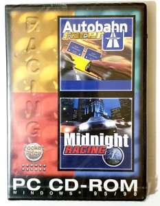 Midnight Racing & Autobahn Racer - Dos juegos de PC, nuevos y precintados - Imagen 1 de 1