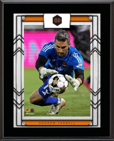 Andrew Tarbell Houston Dynamo FC 10.5" x 13" Sublimated Player Plaque Cover