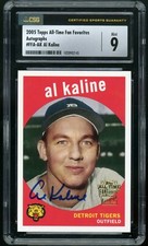 AL KALINE 2005 Topps All-Time Fan Favorites Autographs #FFA-AK Signed HOF CSG 9