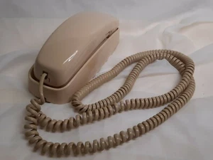 Vintage AT&T Trimline 210 Telephone Corded Phone Mountable Beige Color **Tested - Picture 1 of 9