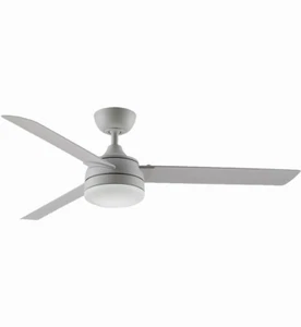 1 X FANIMATION Xeno Wet 56 in. White LED Ceiling Fan w/Light Kit & Remote NIB - Picture 1 of 6