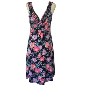 Tommy Bahama Villa Ibisco Sommerkleid Blumen Empire Taille Gr. S Strand Kreuzfahrt - Bild 1 von 5