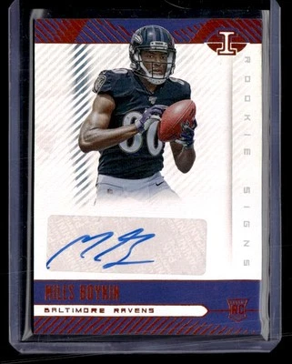 2019 Panini Illusions #RS-MIB Miles Boykin Rookie Signs Orange AU - Image 1 of 2