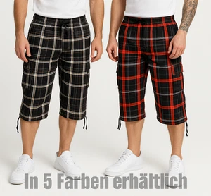 Bermuda Shorts Herren Cargo Cargohose kurz 3/4 kurze Hose Dehnbund Knielang - Bild 1 von 25