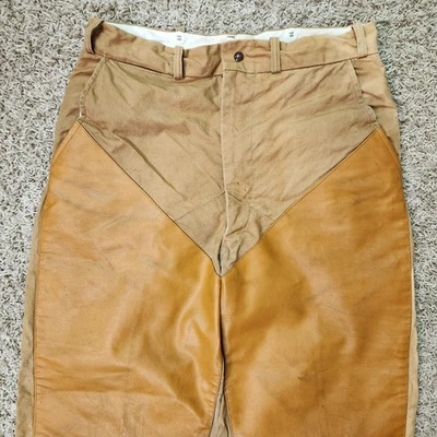 Vintage Duxbak Canvas Rain Proof Sportsmans Clothing Brush Pants Hunting *Read* - Image 1 of 4