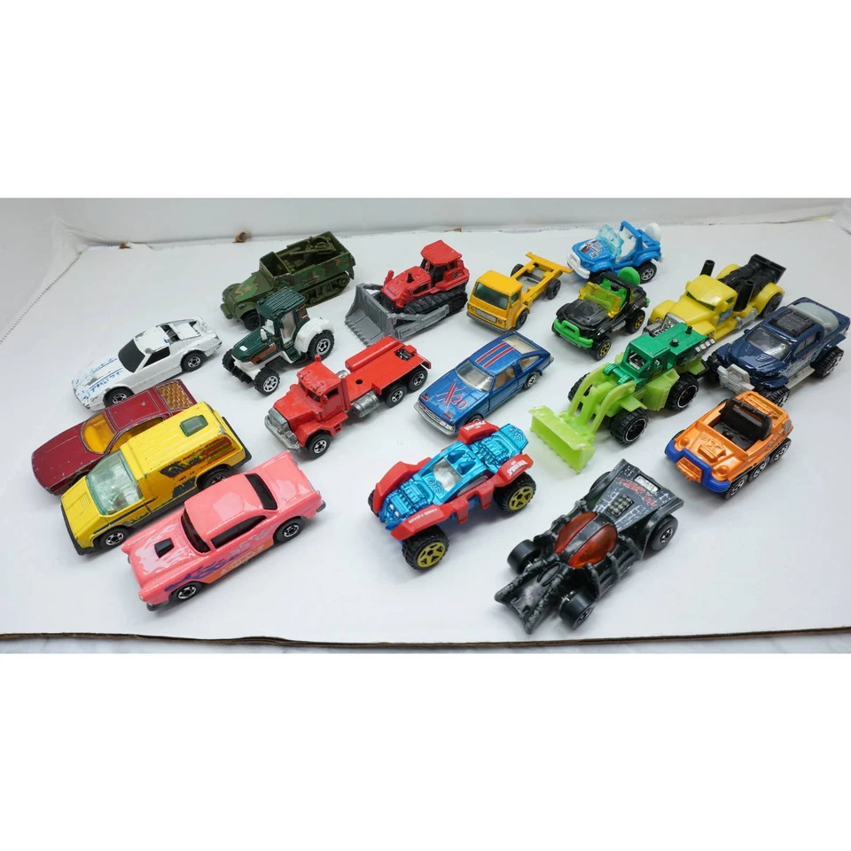 Hot Wheels Matchbox trucks LOT OF 16 CARS FARM EQUIPMENT vintage modern - Image 1 of 4