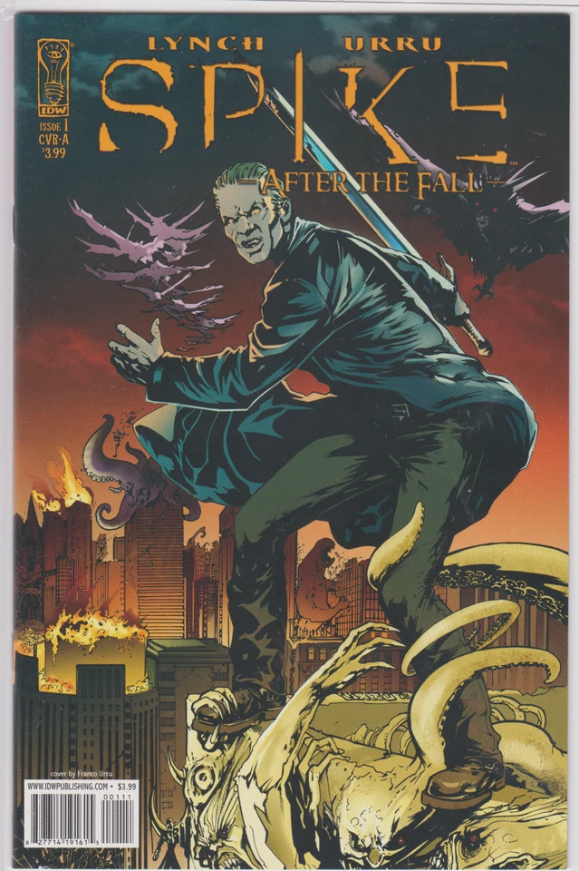 Spike: After the Fall #1 Cubierta de vampiro IDW Publishing Buffy the Vampire Slayer Foto 1 de 1