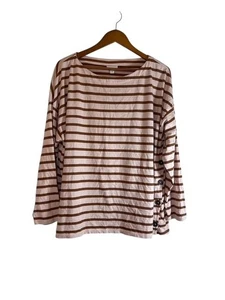J. Jill Shirt Damen 2X hellbraun Baumwolle Rundhals Basic Staple Freizeit - Bild 1 von 11