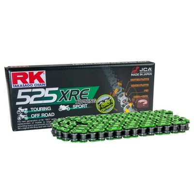 Catena aperta RK verde XRE 112-525 rivetto per Honda 600 CBR RR 2003-2016 - Immagine 1 di 2