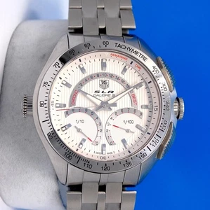 Mens Tag Heuer Mercedes SLR Calibre S Laptimer watch 47MM - Silver Dial CAG7011 - Picture 1 of 8