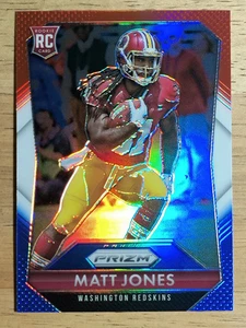 2015 Panini Prizm Prizms Rosso Bianco e Blu #268 Matt Jones - Foto 1 di 2