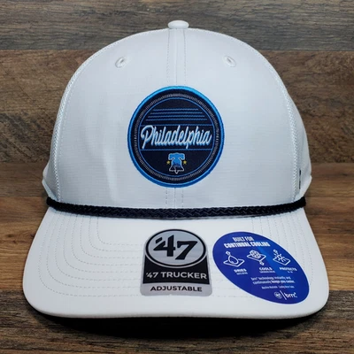 Philadelphia Phillies City Connect '47 Fairway Snapback Trucker Golf Hat Cap NEW - Image 1 of 4