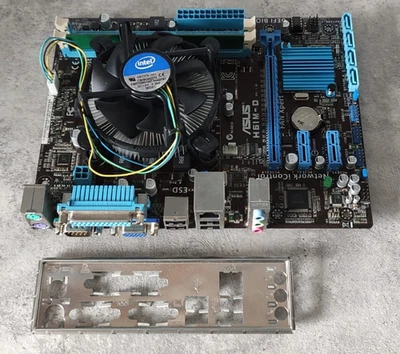 Scheda madre Asus H61M-D Intel G2030 Ram 4GB Skt 1155 TESTATA OK - Immagine 1 di 4