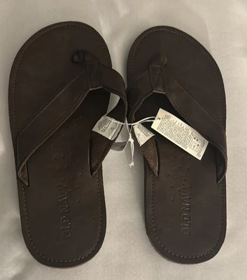 Chanclas marrones para hombre 6 7 Old Navy Foto 1 de 2