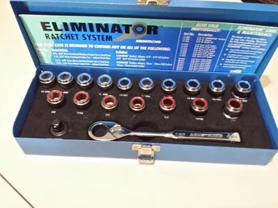 Armstrong Eliminator pass thru Ratchet System 19 Piece Metric/SAE Made In USA - Image 1 of 4