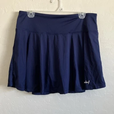 Baleaf Skirt Skort Womens XL Blue Mini Short A Line Swing Comfort Tennis Golf - Imagem 1 de 4