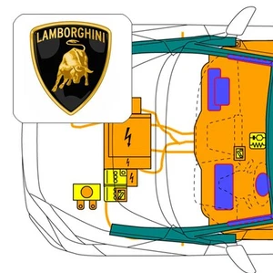 Digitale Rettungskarte per QR-Code, für Lamborghini Urus SE V8 PHEV (>2024) - Bild 1 von 10
