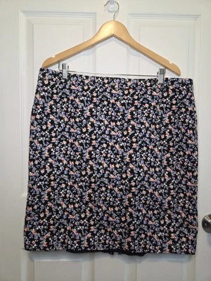 Liz Claiborne Career NWOT Floral Mini Skirt 90s Cottagecore Preppy Office  - Image 1 of 4