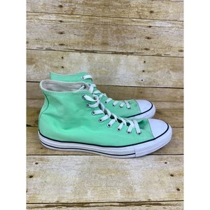 Converse Chuck Taylor All Star High Top Sneakers Green Canvas Mens 10.5 US - Picture 1 of 8