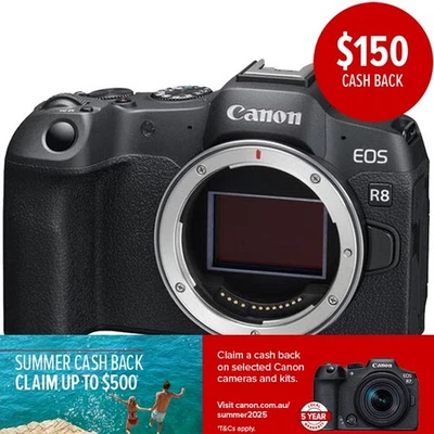 Canon EOS R8 (BODY) FX Mirrorless Camera - image 1 of 4