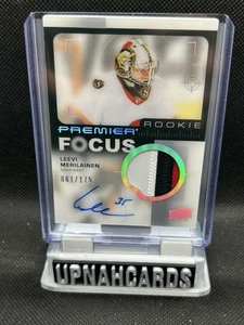 2024-25 UD Premier Hockey - Leevi Merilainen /175 - Premier Rookie Focus - 3 CLR - Picture 1 of 2