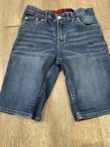 Levi's 511 Jungen verstellbar dunkle Waschung Denim Shorts Größe 14 Reg klassisch Freizeit - Bild 1 von 6