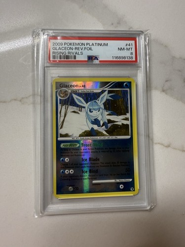 Pokemon Glaceon Rising Rivals Reverse Holo #41 PSA 8 | eBay