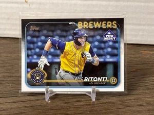 2024 Topps Pro Debut Eric Bitonti ACL Brewers Prospect RC #PD-152 - Picture 1 of 2