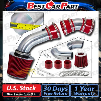 BCP RED 96-00 GMC C3500 K3500 Yukon Denali 5.0/5.7 V8 холодный воздухозаборник индукция - Изображение 1 из 4